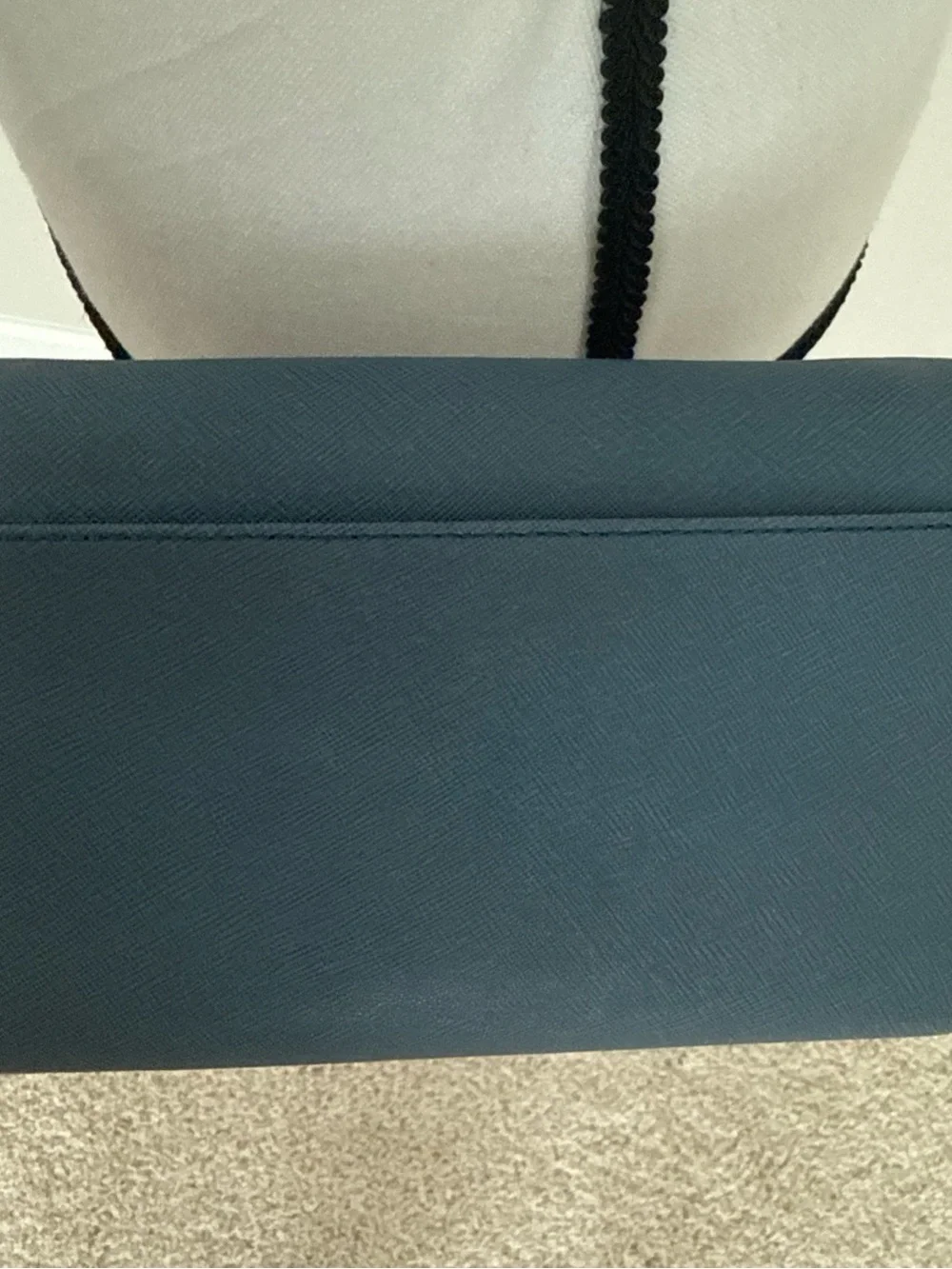 Michael Kors Blue Leather Crossbody Bag